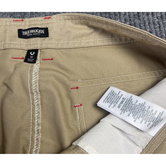 True Religion Women Size 32 Travertine Military Single Needle Cargo Pants 208061 - Picture 5 of 12
